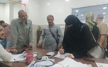 نزول رقابي مفاجئ إلى أحد المستشفيات الخاصة بعدن