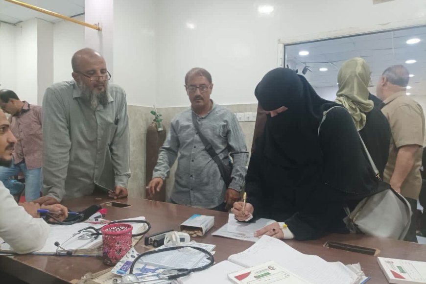 نزول رقابي مفاجئ إلى أحد المستشفيات الخاصة بعدن