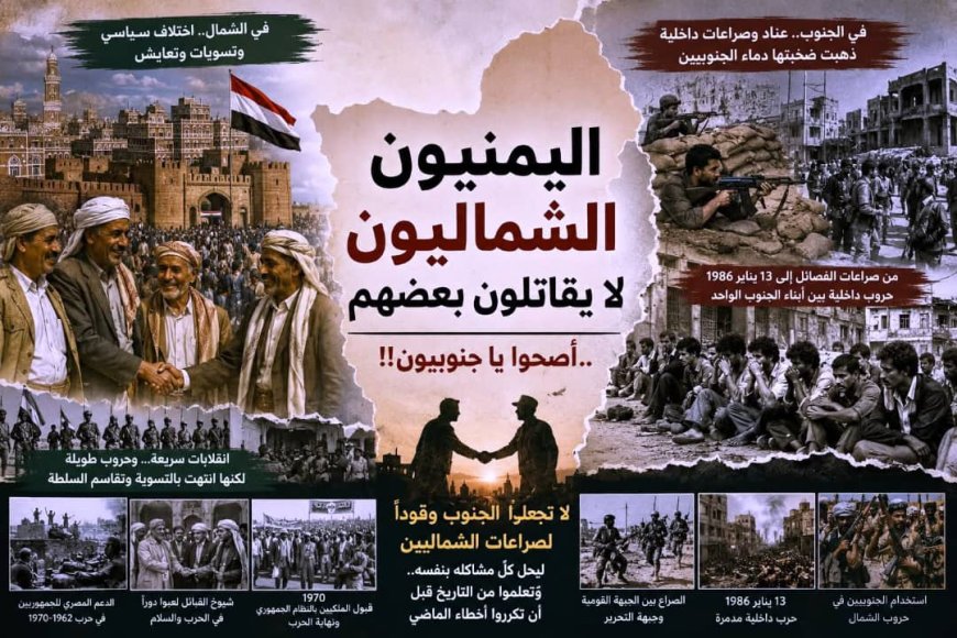 اليمنيون الشماليون لا يقاتلون بعضهم.. أصحوا يا جنوبيون!!