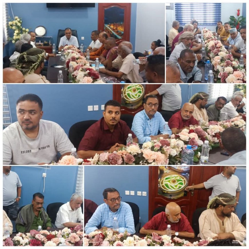 مدير عام المعلا يبحث مع اللجان المجتمعية في اجتماعها الدوري تعزيز التنسيق وخدمة المواطنين.