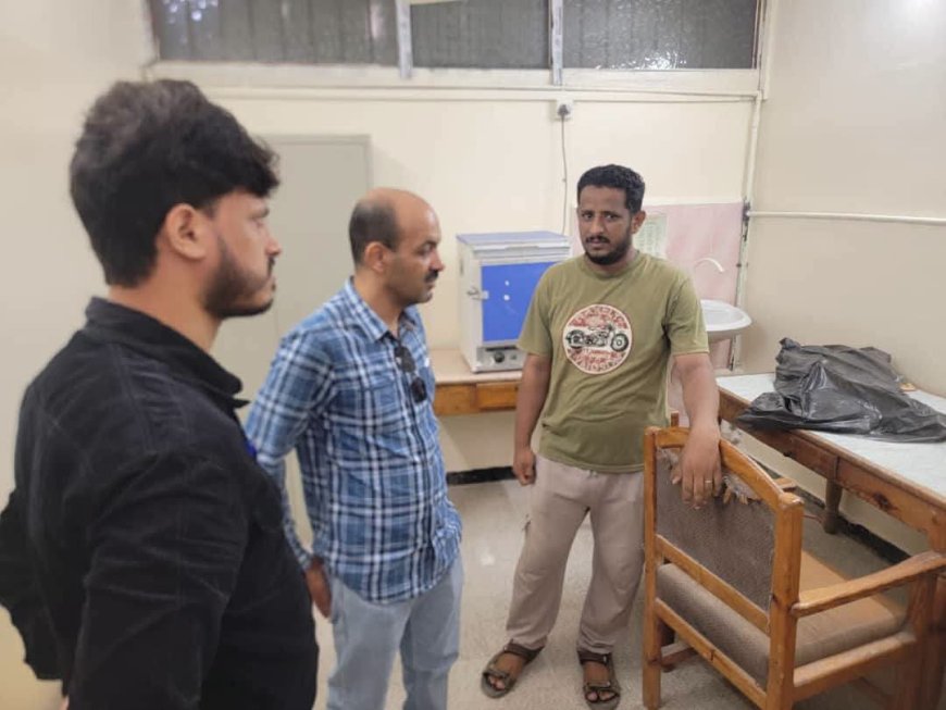 مدير صحة البريقة يبحث التحديات في المرافق الصحية بالمديرية 